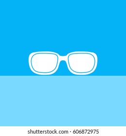 
Classic sunglasses.Vector icon.