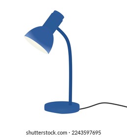 Classic table lamp. vector illustration
