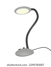 Classic table lamp. vector illustration