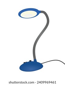 Classic table lamp. vector illustration