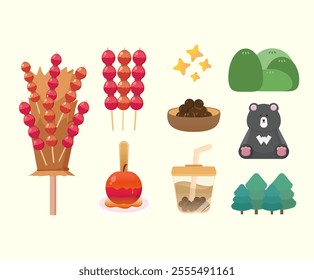 Classic Taiwanese Elements - Bubble Tea  Tanghulu
