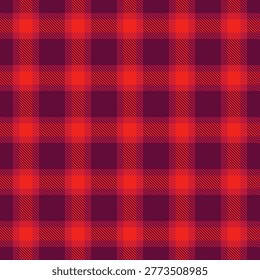 Classic tartan background pattern presents recognizable structure, enhancing textile visuals with timeless appeal