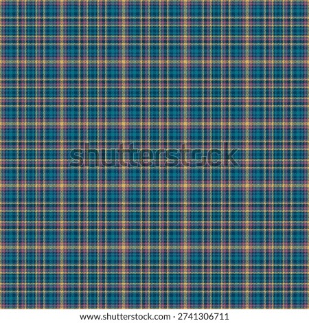 Classic tartan background pattern presents recognizable structure. The textile surface enhances visuals with timeless appeal and cultural familiarity.