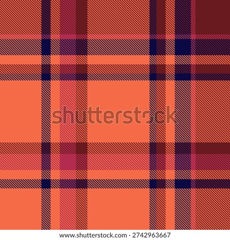 Classic tartan background pattern presents recognizable structure. The textile surface enhances visuals with timeless appeal and cultural familiarity.