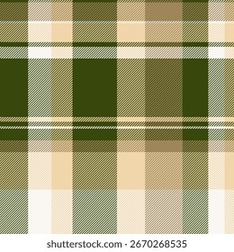 Patrón clásico de tartán con tonos tierra. Diseño a cuadros sin costuras ideal para estampados textiles, fondos y diseño de moda. Representa el patrimonio y la tradición.