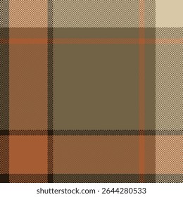 Classic tartan pattern in earthy tones. A versatile plaid background for design, textiles, fashion, or home decor. Evokes warmth, tradition, and timeless style.