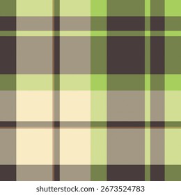 Padrão de tartan clássico em tons terrosos. Design versátil para fundos, têxteis e artesanato.  Evoca tradição, conforto e natureza. Ideal para temas de outono.