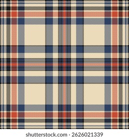 Klassisches Tartanmuster mit verpixeltem Effekt. Texturdesign für Textilien, Hintergründe, Mode oder Interieur. Nostalgisch, warm und zeitlos ästhetisch.