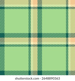 Classic tartan pattern in shades of green and tan. Represents tradition, heritage, and cozy comfort. Use for backgrounds, textiles, and apparel designs.