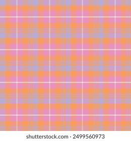 Classic tartan plaid imitation vector seamless pattern. Colorful geometric background. Abstract trompe l'oeil wallpaper. Scottish check weave illusion fashion print