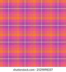 Classic tartan plaid imitation vector seamless pattern. Colorful geometric background. Abstract trompe l'oeil wallpaper. Scottish check weave illusion fashion print