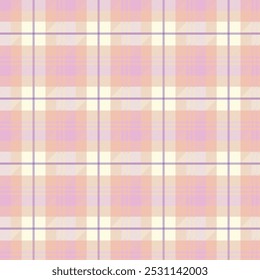 Classic tartan plaid imitation vector seamless pattern. Colorful geometric background. Abstract trompe l'oeil wallpaper. Scottish check weave illusion fashion print