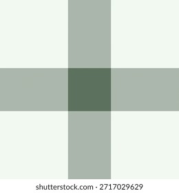 Padrão de tartã clássico em verde e branco. Design tradicional de verificação de lenhador ou búfalo. Ideal para fundos, têxteis, projetos de design gráfico.