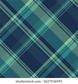 Classic tartan plaid seamless pattern. Fabric texture in blue and green tones. Perfect for backgrounds, textiles, and winterthemed designs.