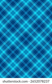 Clássico tartan sem emenda cheque, presente xadrez vetor textura. Mint tecido padrão tecido fundo em ciano e cores brilhantes paleta.