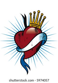 Classic tatto style emblem