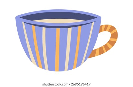 Classic tea cup stripes decor
