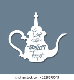Classic teapot illustration