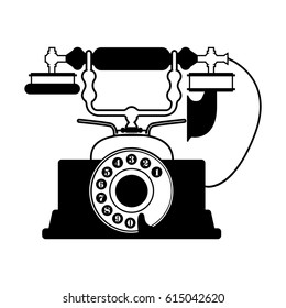 Classic telephone vector