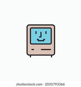 classic television icon for business website,apps, and many more