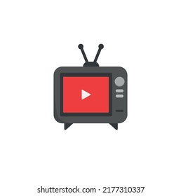 klassischer Fernsehsymboldesign