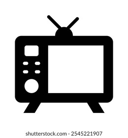 Classic television set, symbolizing entertainment and media consumption