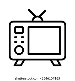 Classic television set, symbolizing entertainment and media consumption