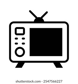 Classic television set, symbolizing entertainment and media consumption