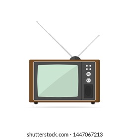 Classic Televisions  icon, illustration, Vector, isolated on white background