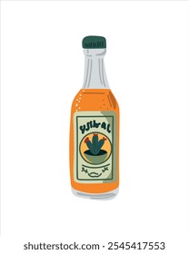 Garrafa de tequila clássica - símbolo de celebração e boas vibrações