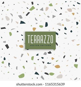 classic terrazzo pattern background design