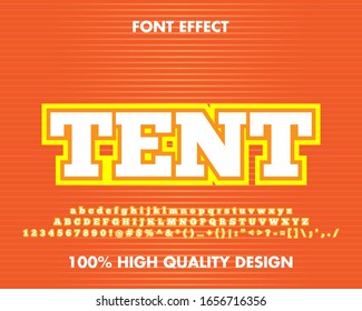 classic text effect bold colorful retro alphabet with vintage 3d lighting effects