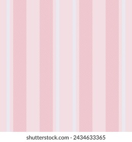 Classic textile vertical fabric, ornamental background texture vector. Romance lines stripe seamless pattern in light color.