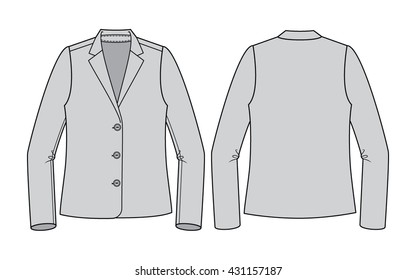 Classic Three Button Blazer