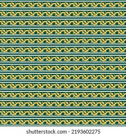 classic tile seamless pattern, floral motif background