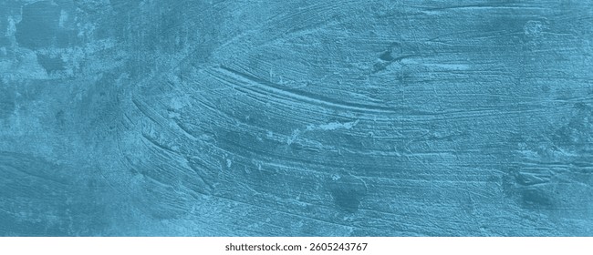 A Classic and Timeless Blue Abstract Wall Texture with Faint Brushstroke Details

