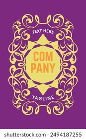A classic and timeless engraved design that is perfect for literary book covers