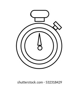 classic timer stopwatch icon vector illustration graphic design