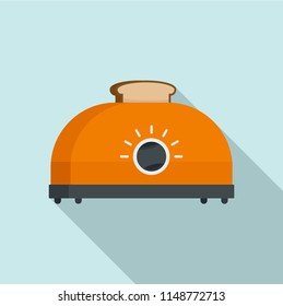 Classic toaster icon. Flat illustration of classic toaster vector icon for web design