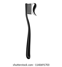 Classic toothbrush icon. Simple illustration of classic toothbrush vector icon for web design isolated on white background