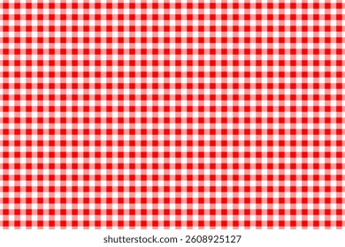 A classic traditional gingham pattern in a seamless design, perfect for textiles, fabric prints, tablecloths, and backgrounds