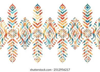 Classic traditional pattern with cultural motifs, great for fabrics and wallpapers."This content was created using vector drawing tools and software, not generated by AI"