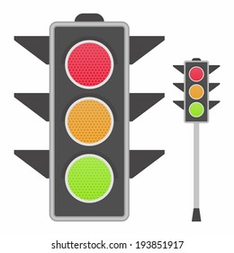 Classic traffic lights
