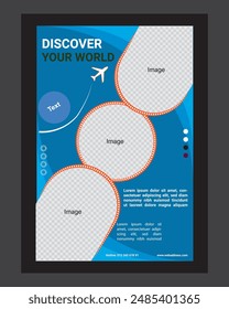 Classic Travel and Tourism Agencies Poster Design Template