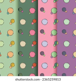 Classic trendy polka dot seamless print