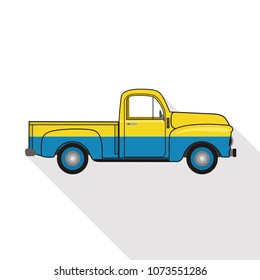 classic truck vector