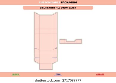 Classic tuck Ende Zigarettenschachtel dieline Vektor mit detaillierter Falzgenauigkeit saubere Struktur und bereit zu drucken professionelle Verpackung Layout-Design