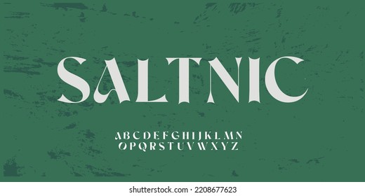 Classic typography elegant. Lettering minimal fashion designs. Alphabet uppercase.