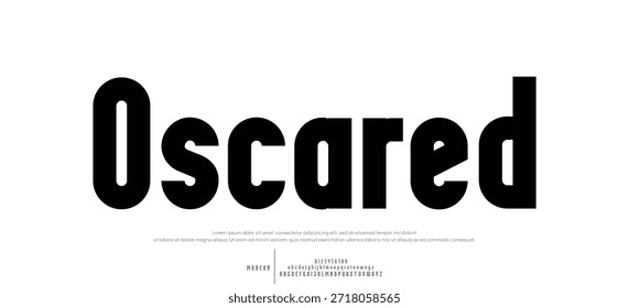 Tipografia clássica em estilo moderno, letras de serifa para fonte de cartaz moderna ou retrô