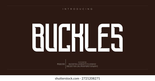 Classic typography in modern style, serif letters for modern or retro poster font